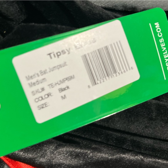 NWT Tipsy Elves Men’s Bat Costume Onesie Size M - Picture 8 of 13